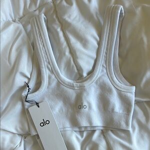 ALO Yoga Women's White Sports Bra